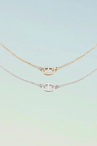 Isla Marina Necklace | Golden Blanco (3/3)