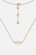 Isla Marina Necklace | Golden Blanco