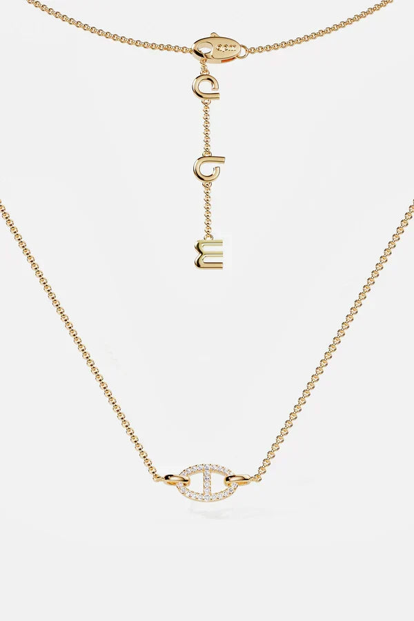 Isla Marina Necklace | Golden Blanco