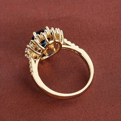 Anillo Vionne Saphirae | Golden Blanco (3/5)