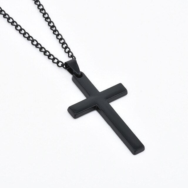 Cross Stainless Steel Necklace Men