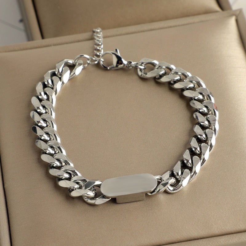 Cuban Stainless Steel Bracelet Men