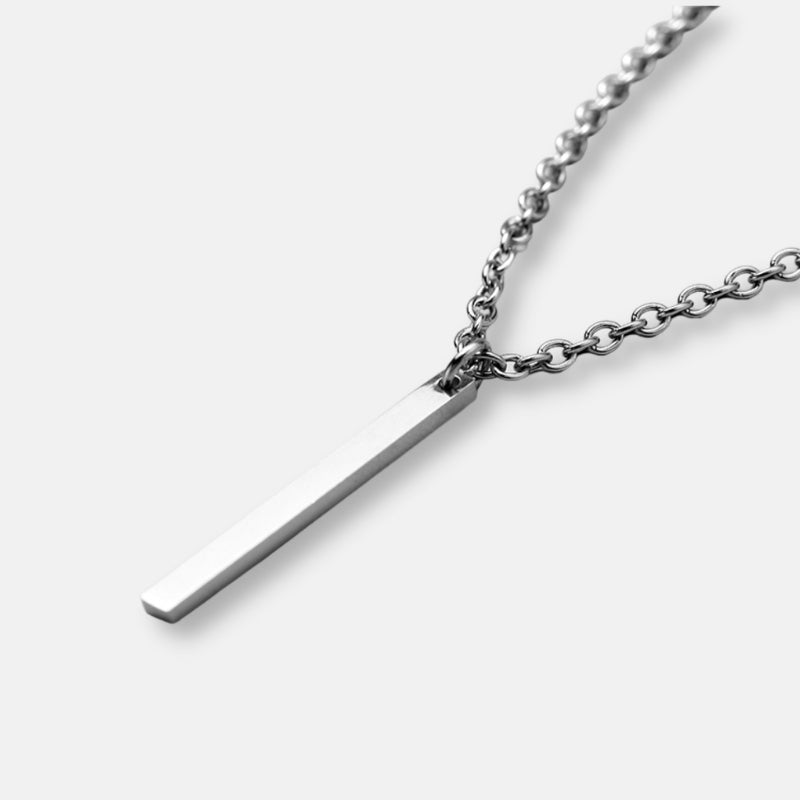 Minimalist Stainless Steel Necklace Men