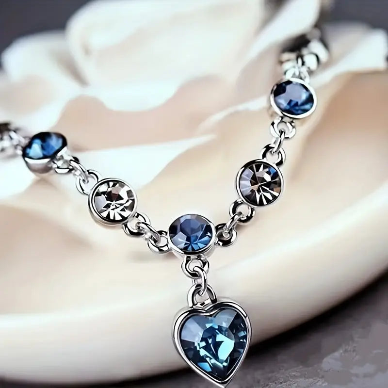 Pulsera Corazón Oceánico Glow | Golden Blanco