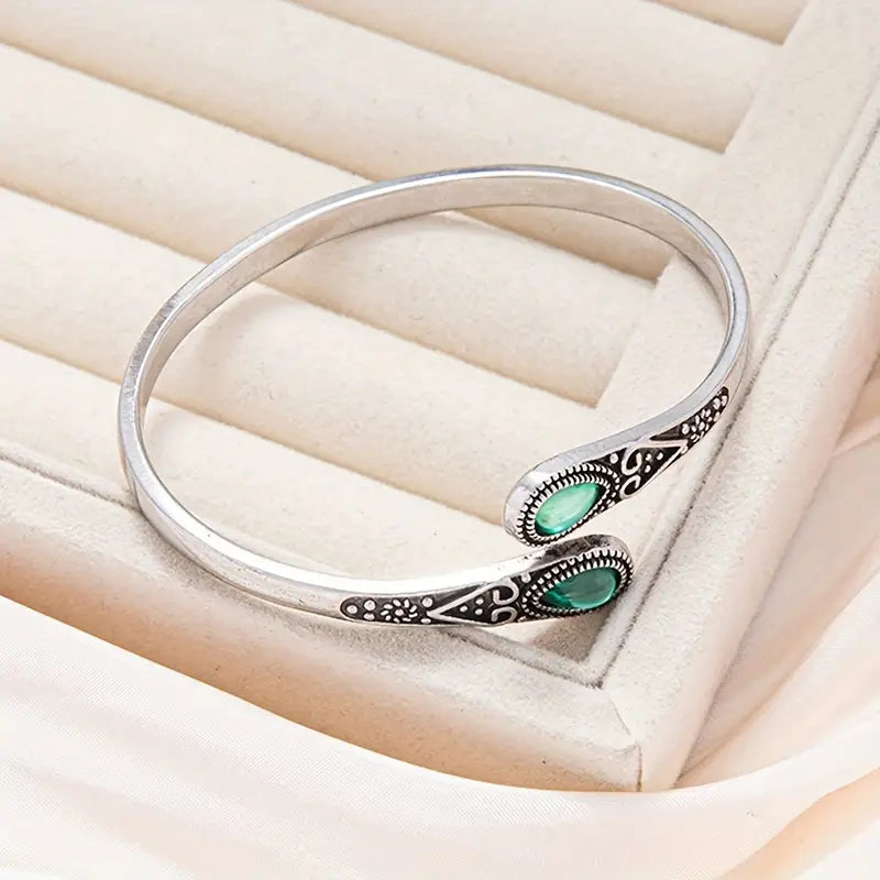 Pulsera Esmeralda Devereux | Golden Blanco