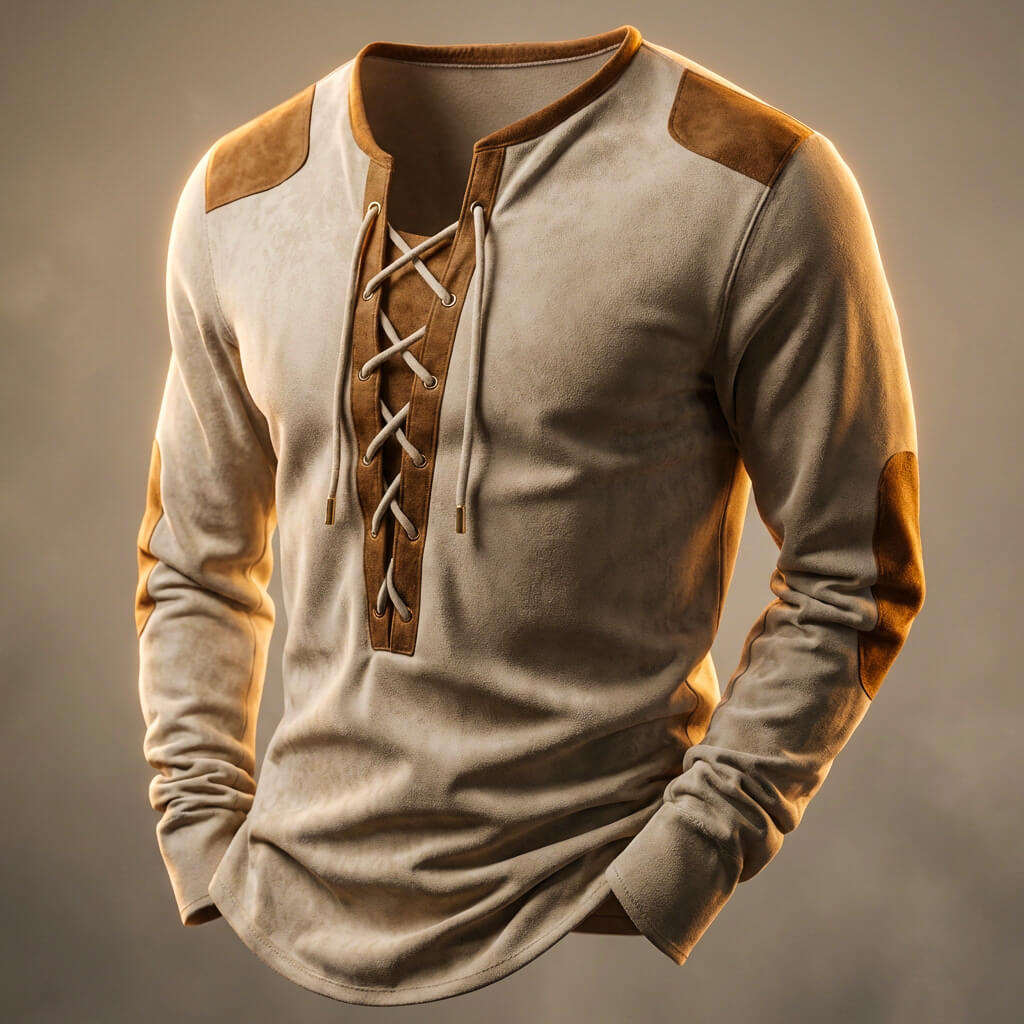 Asher Textured Henley Shirt