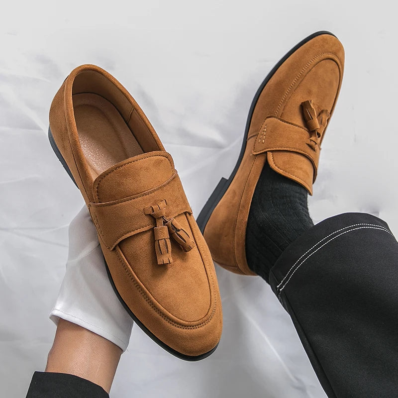 Ettore Suede Tassel Loafer