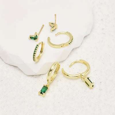 Set de Pendientes Fiorenza Viridelle | Golden (2/3)
