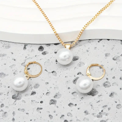 Set de Joyas de Perlas Golden Grace | Golden (4/8)
