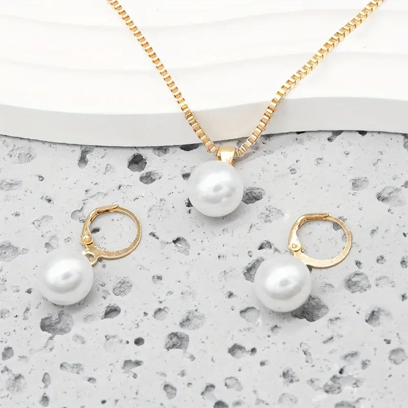 Set de Joyas de Perlas Golden Grace | Golden (4/8)