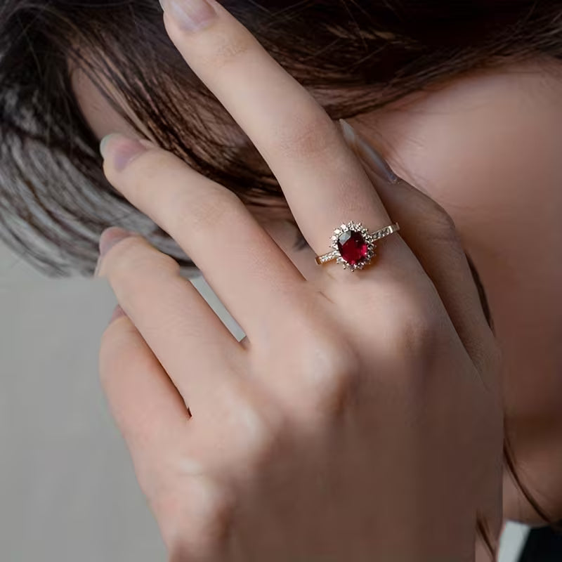 Anillo Empress Rojo | Golden