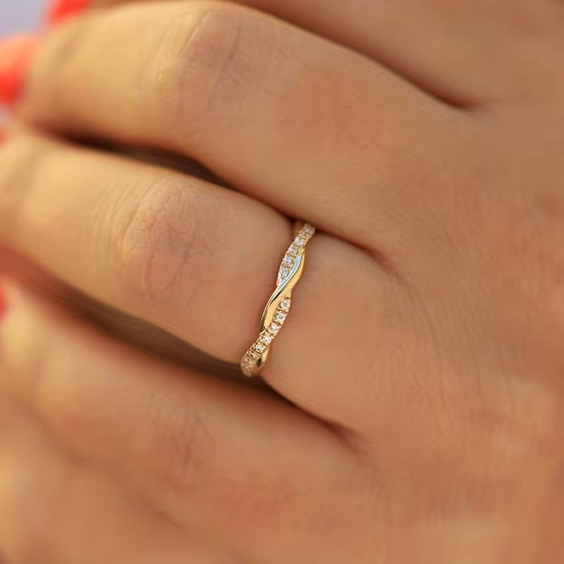 Anillo Doble Estilo Accent | Golden (2/2)