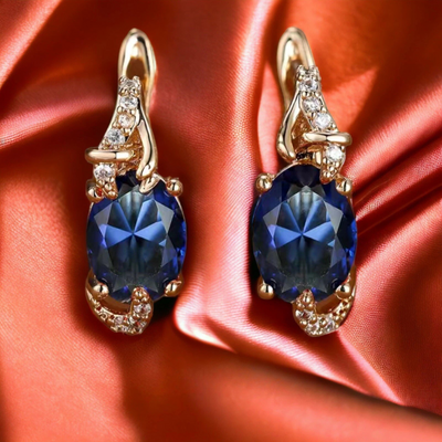 Pendientes Colgantes Royal Midnight | Golden (2/2)