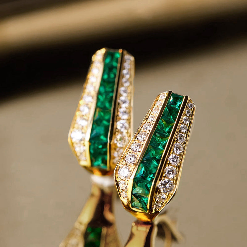 Pendientes Esmeralda Sienna | Golden