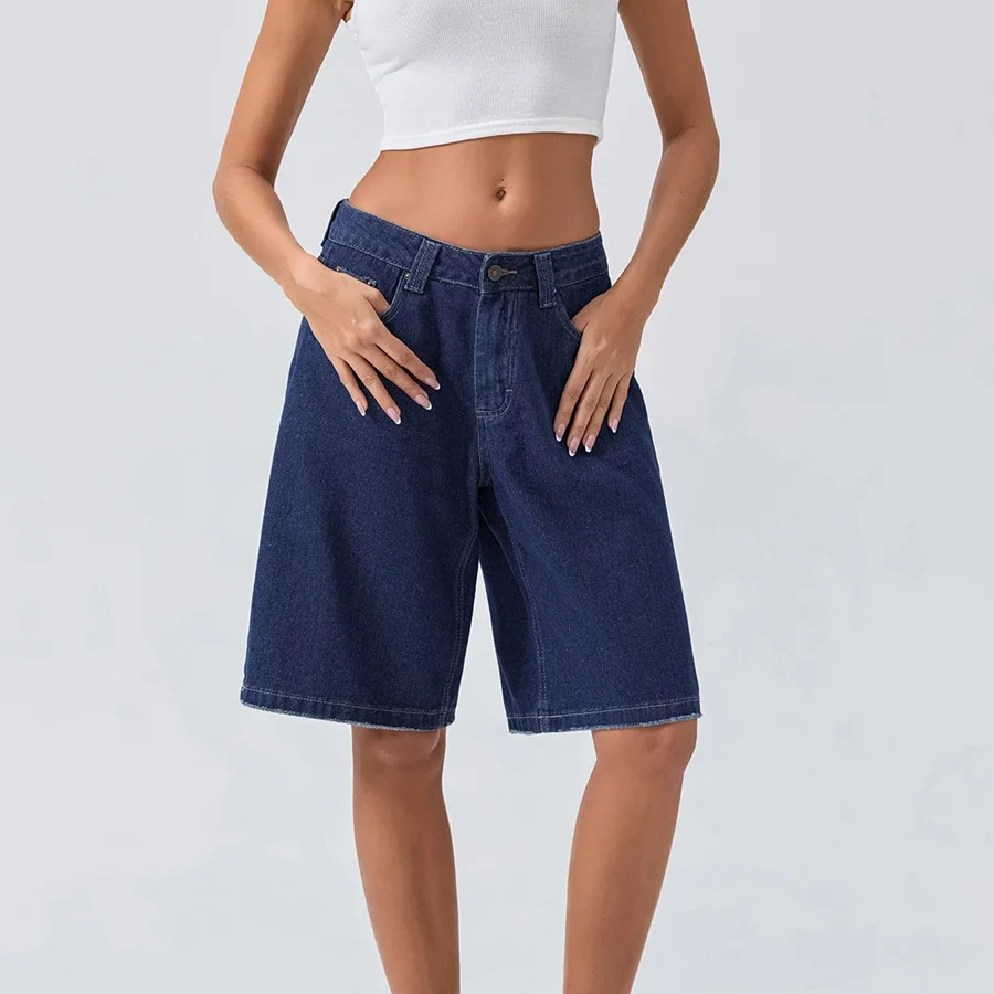 Ada Denim Bermuda Shorts
