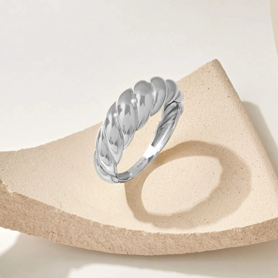 Croissant Ring | Golden Blanco (4/6)