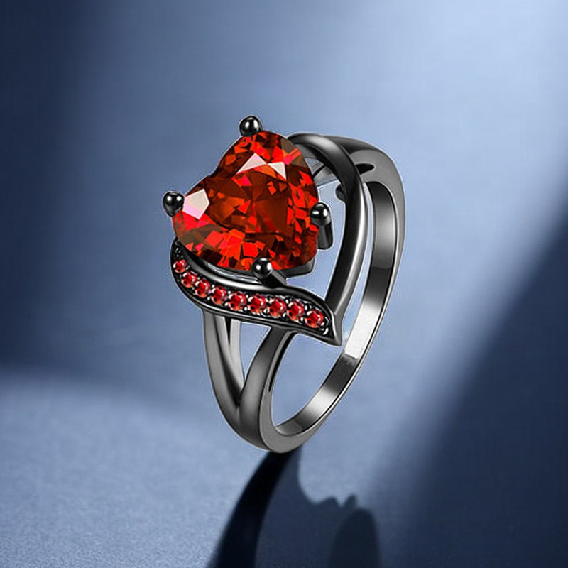 Anillo Calindra Rosethorne | Acabado Negro (3/4)
