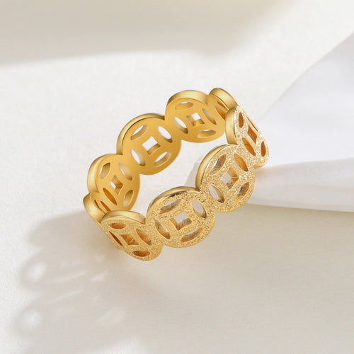 Anillo Patrón Clásico Ella | Golden