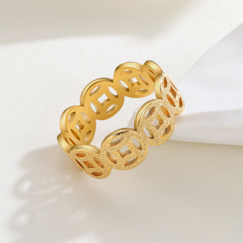Anillo Patrón Clásico Ella | Golden (2/2)