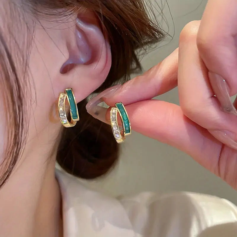 Pendientes Chloé Feuillage | Golden (2/3)