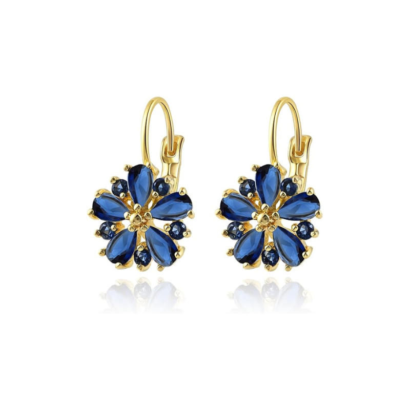 Pendientes Flor Calina | Golden (1/3)