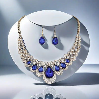 Set de Joyas Maevina Zafiros | Golden (1/2)