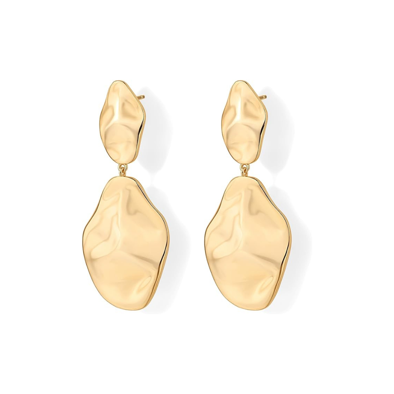 Pendientes Onda Ripple | Golden (2/5)