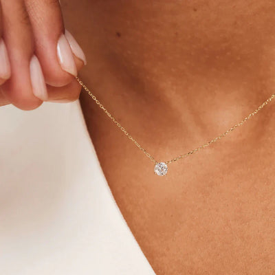 Collar Moissanite Cléa | Golden (4/6)