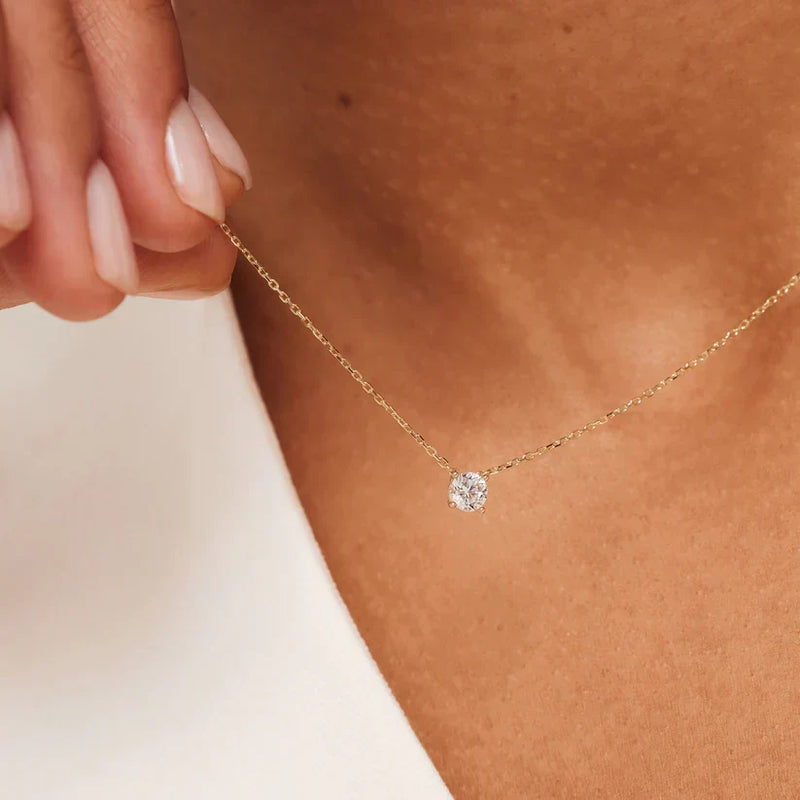 Collar Moissanite Cléa | Golden (4/6)