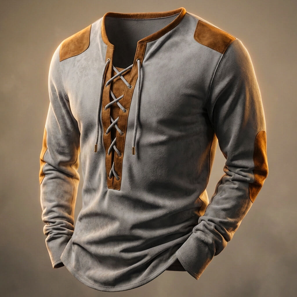 Asher Textured Henley Shirt