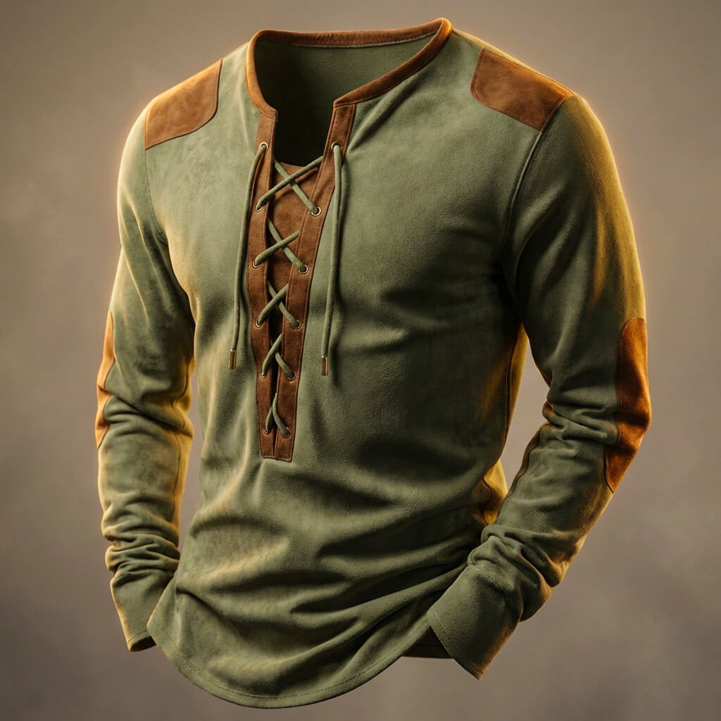 Asher Textured Henley Shirt