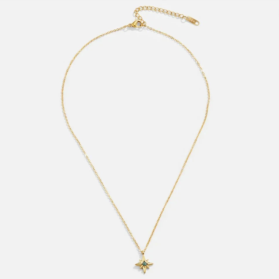 Estelle Celestial Gem Necklace | Golden