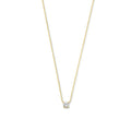 Cléa Stone Necklace | Golden Blanco