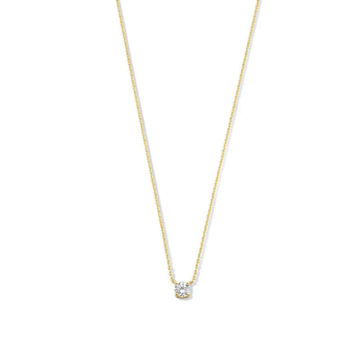 Cléa Stone Necklace | Golden Blanco (2/9)