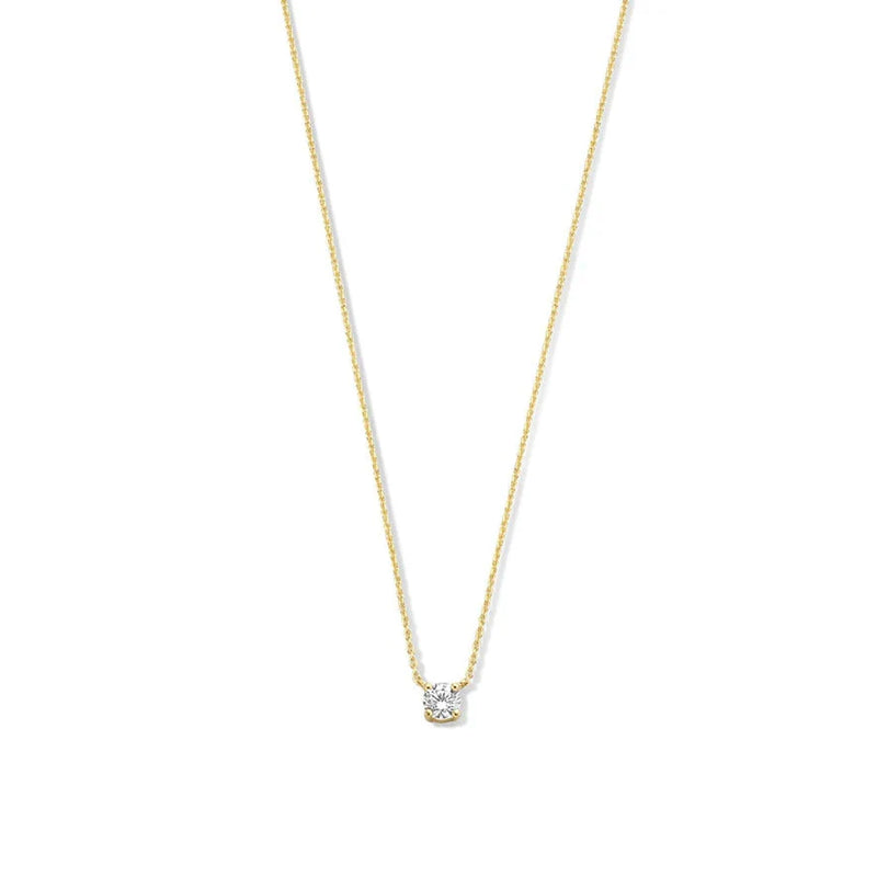 Cléa Stone Necklace | Golden Blanco (2/9)