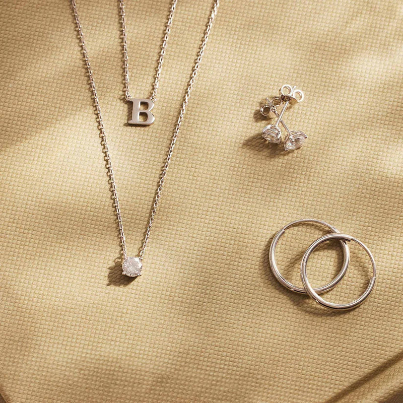 Cléa Stone Necklace | Golden Blanco (7/9)
