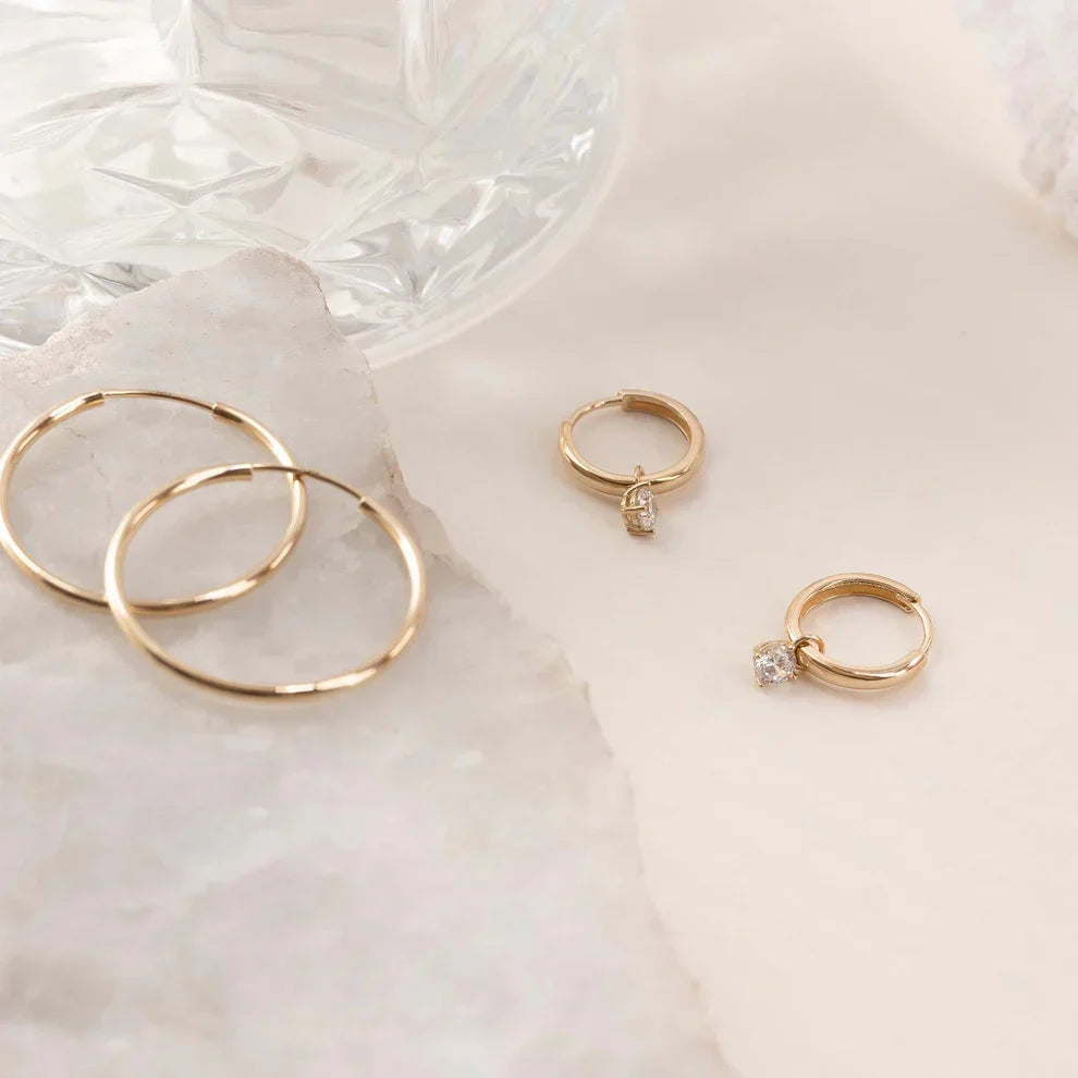 Aros de Piedra Larmes de Lune | Golden