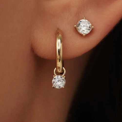 Aros de Piedra Larmes de Lune | Golden