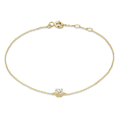 Cléa Stone Bracelet | Golden Blanco (2/8)