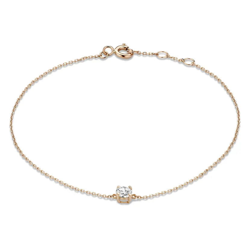 Pulsera de Piedra Moissanite Cléa | Golden