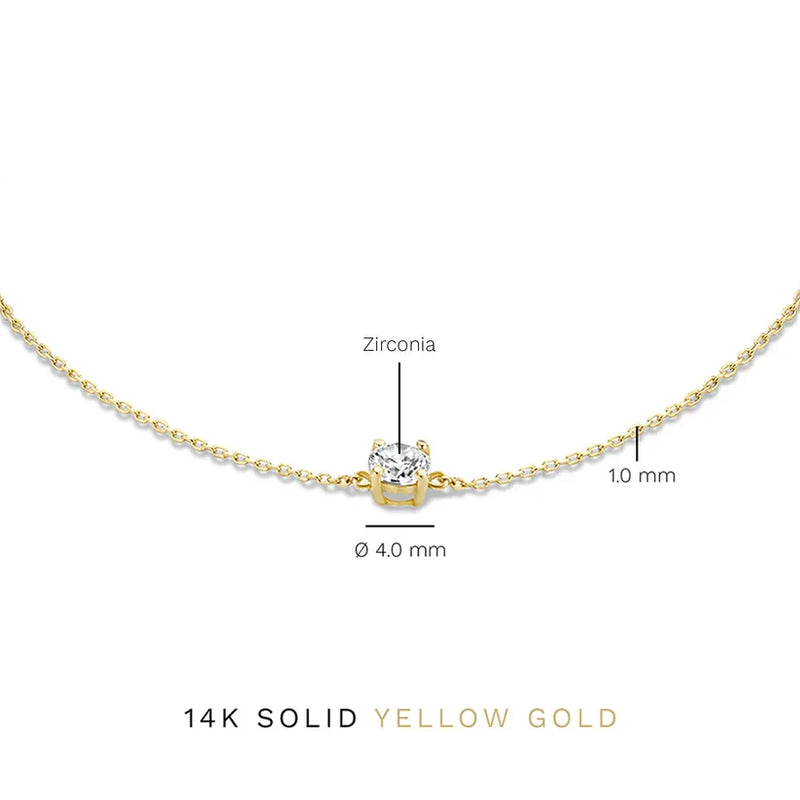 Cléa Stone Bracelet | Golden Blanco (8/8)