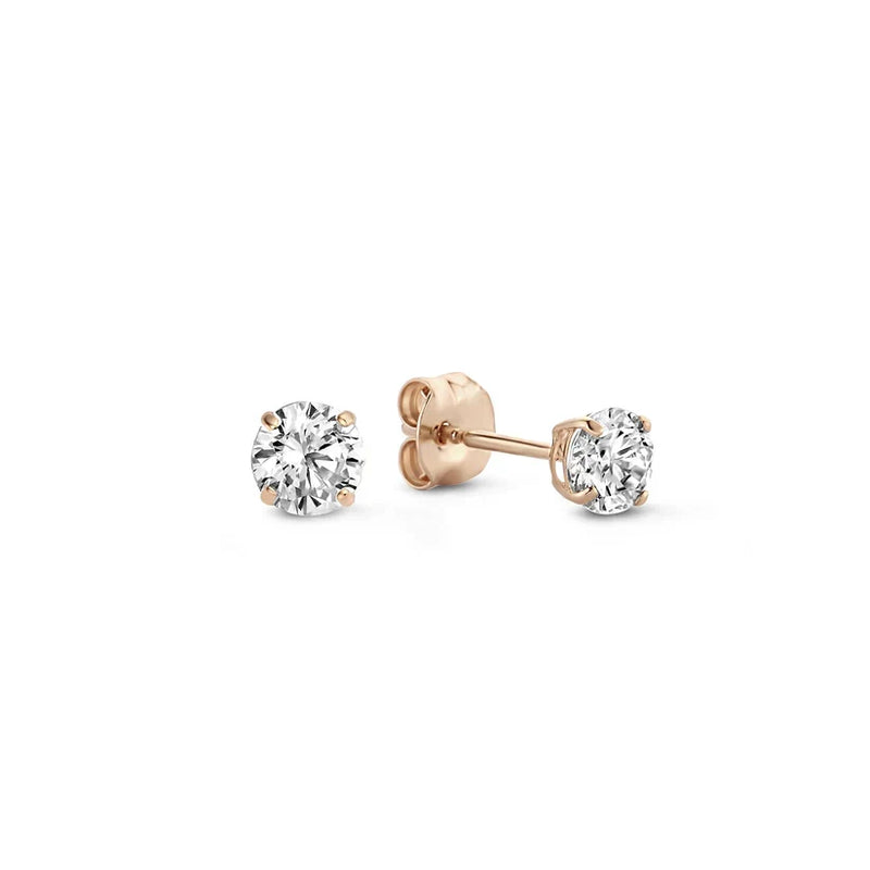 Larmes de Lune Stone Stud Earrings | Golden Blanco (3/3)