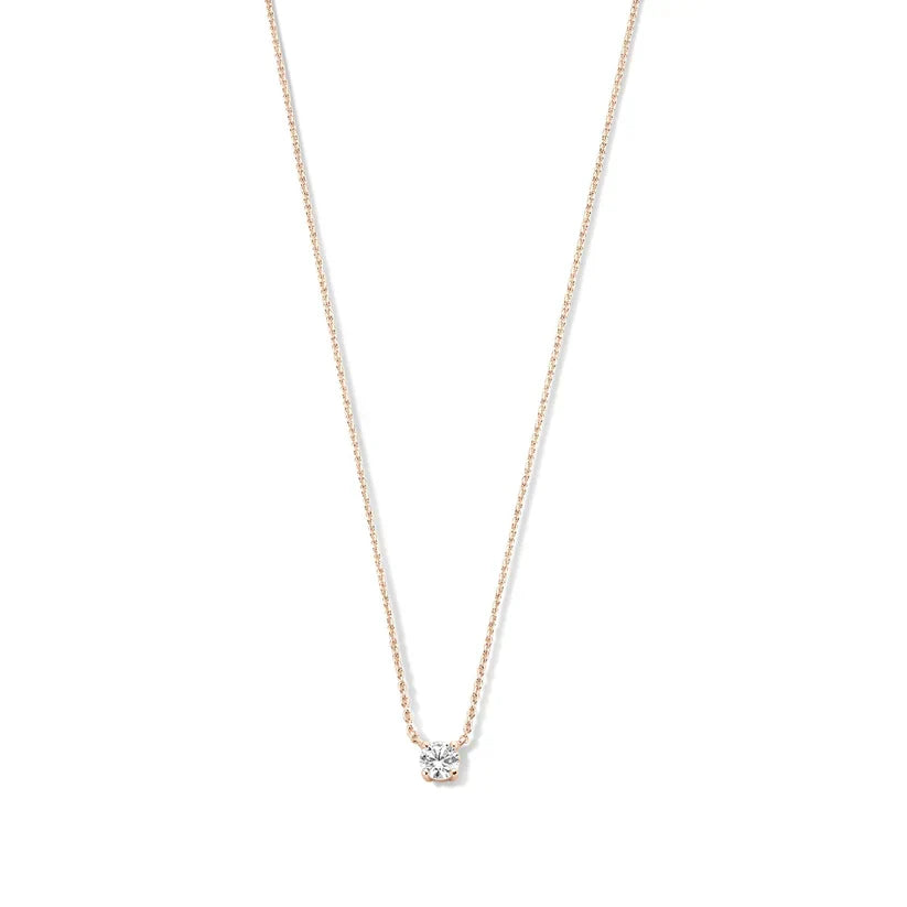 Cléa Stone Necklace | Golden Blanco