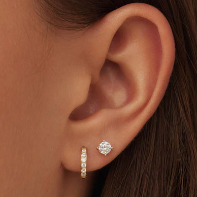 Set de Pendientes de Piedra Dara Brillane | Golden (4/9)