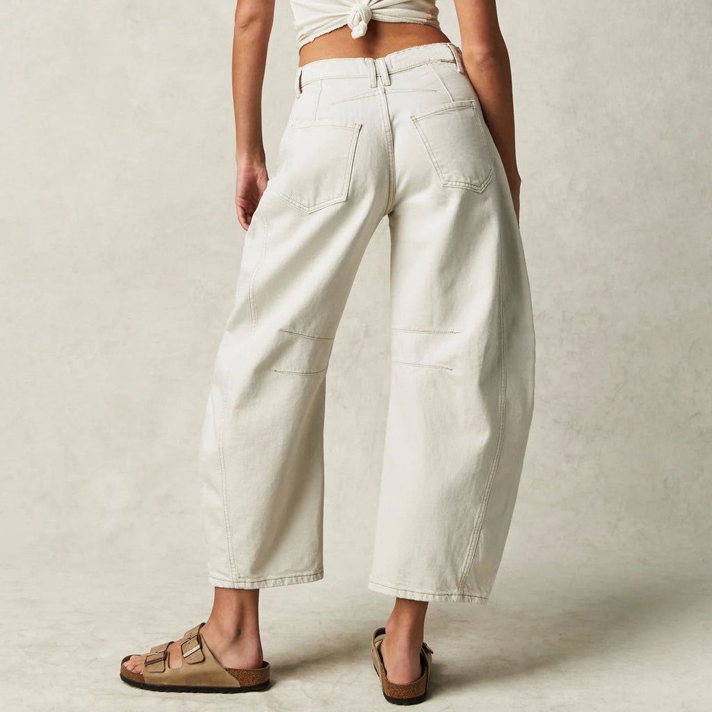Caroline Wide-Leg Panel Jeans