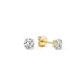 Pendientes Studs de Piedra Larmes de Lune | Golden