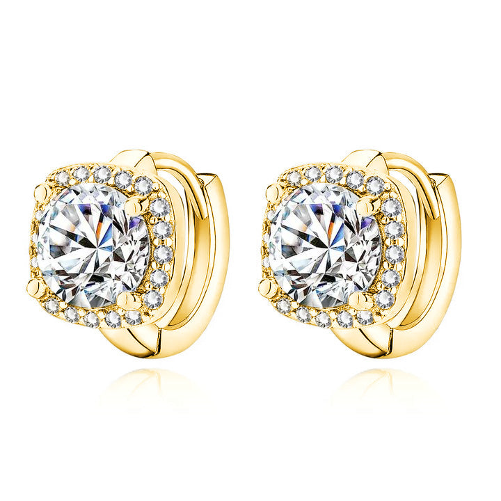 Pendientes Cuadrados Nadine | Golden