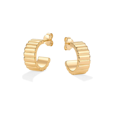 Pendientes Ridge Clásico | Golden (1/4)