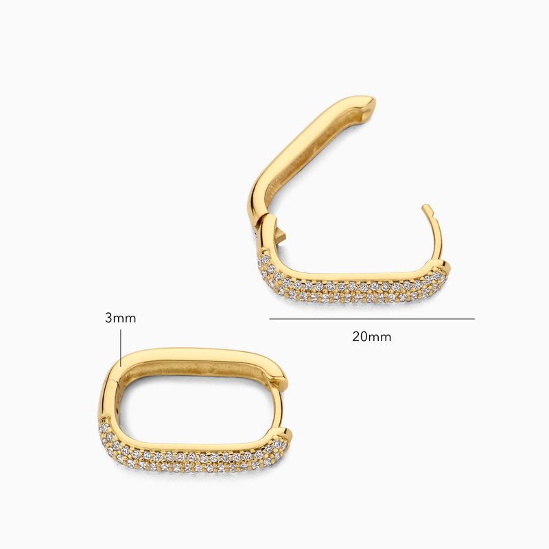 Aros Icon Pavé | Golden (3/3)