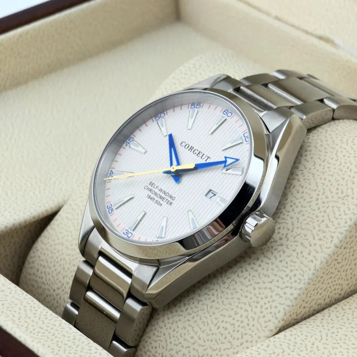 Waterproof automatic luxury watch